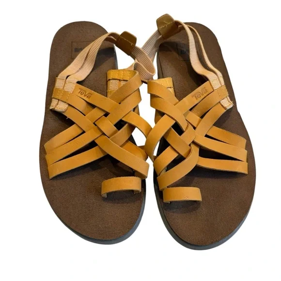 Teva Yellow Women's Sandals - Picture 3 of 13